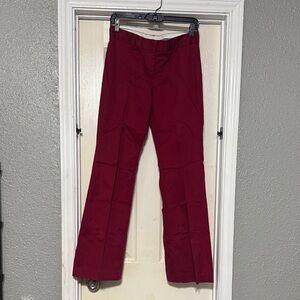 Express Editor Pants in Deep Burgundy
